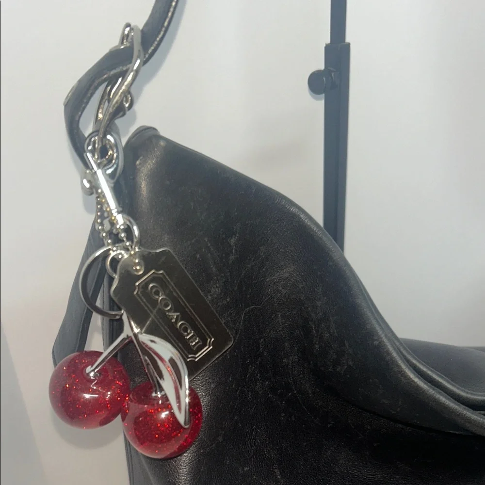 Coach Black Leather Hobo /Crossbody Bag